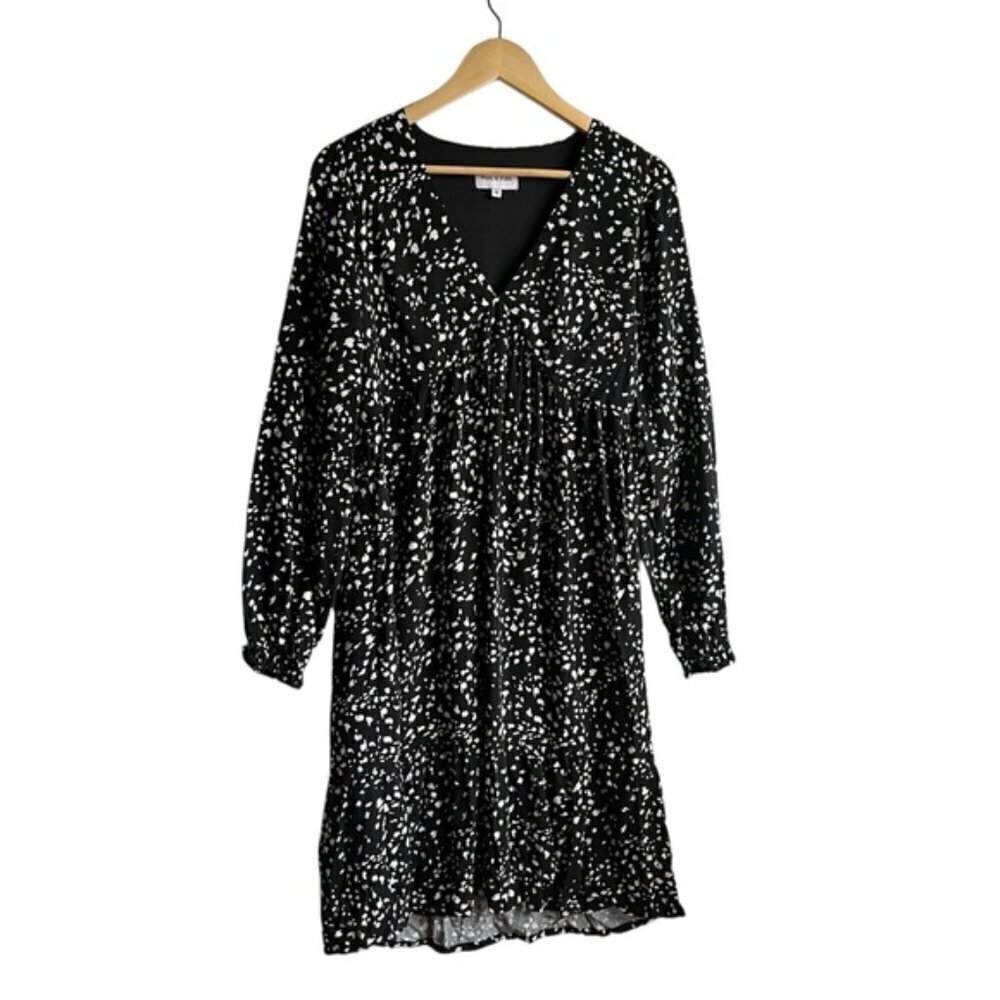 Park & Fifth Dress Size XS Black and White Midi Made in Canada 🇨🇦 - Picture 4 of 16
